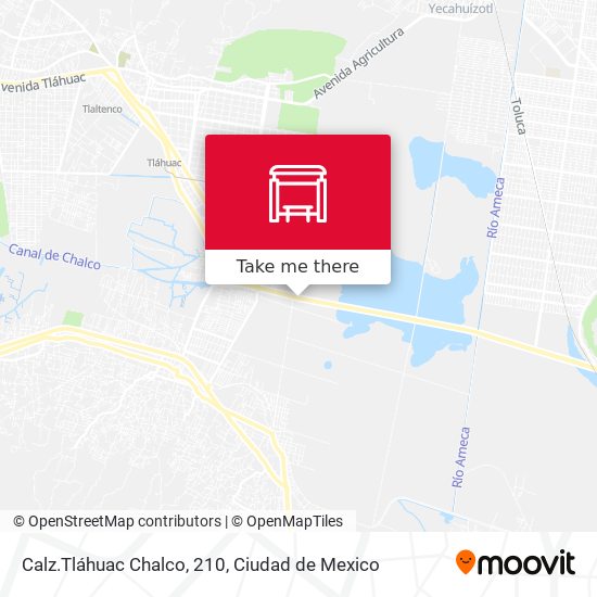 Calz.Tláhuac Chalco, 210 map