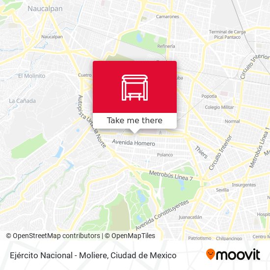 Ejército Nacional - Moliere map