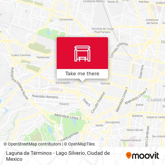Mapa de Laguna de Términos - Lago Silverio