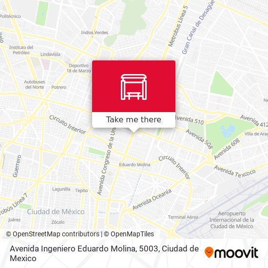 Avenida Ingeniero Eduardo Molina, 5003 map