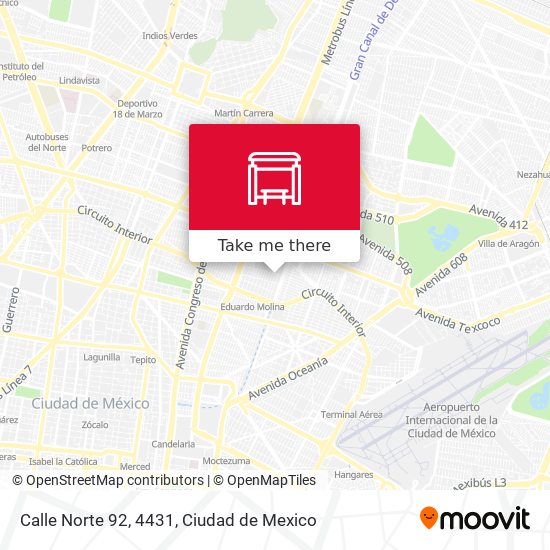 Calle Norte 92, 4431 map