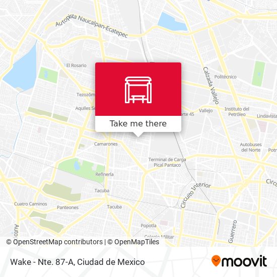 Mapa de Wake - Nte. 87-A