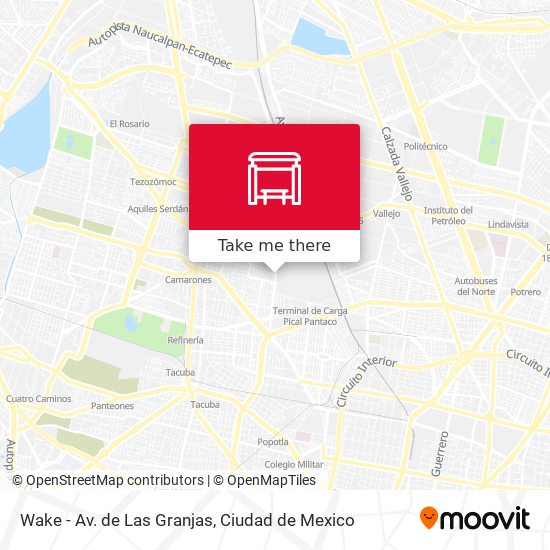 Wake - Av. de Las Granjas map