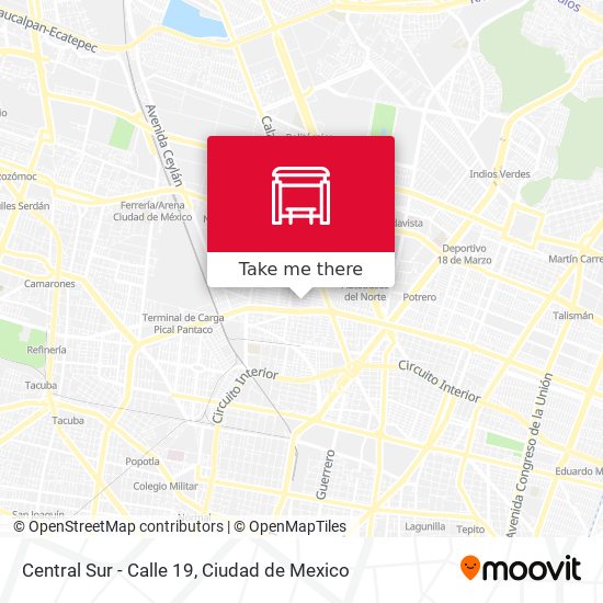 Central Sur - Calle 19 map