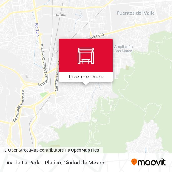 Av. de La Perla - Platino map