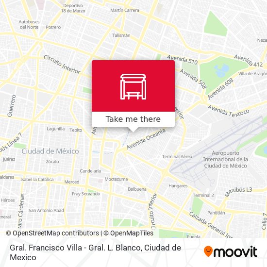 Mapa de Gral. Francisco Villa - Gral. L. Blanco