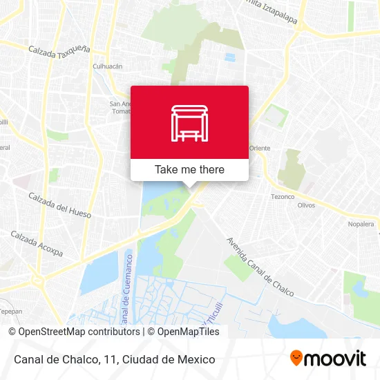 Canal de Chalco, 11 map