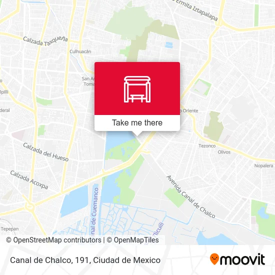 Canal de Chalco, 191 map
