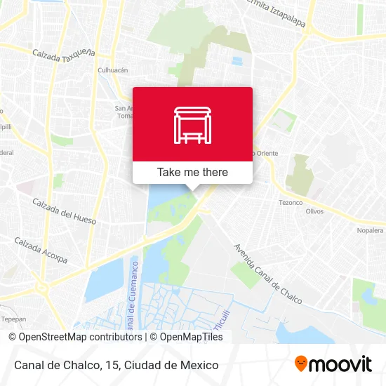 Canal de Chalco, 15 map