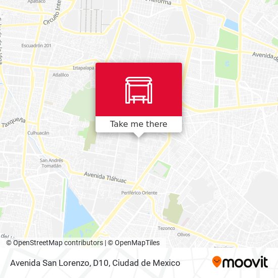 Mapa de Avenida San Lorenzo, D10