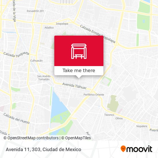 Mapa de Avenida 11, 303