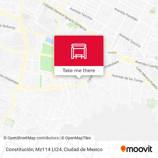 Constitución, Mz114 Lt24 map