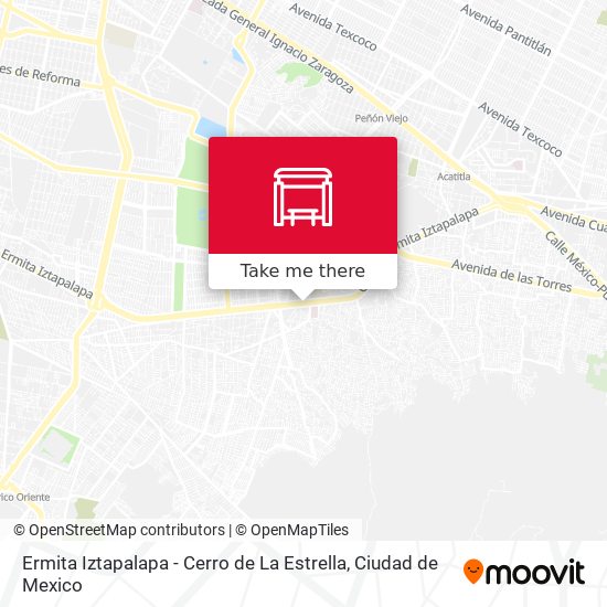 Mapa de Ermita Iztapalapa - Cerro de La Estrella