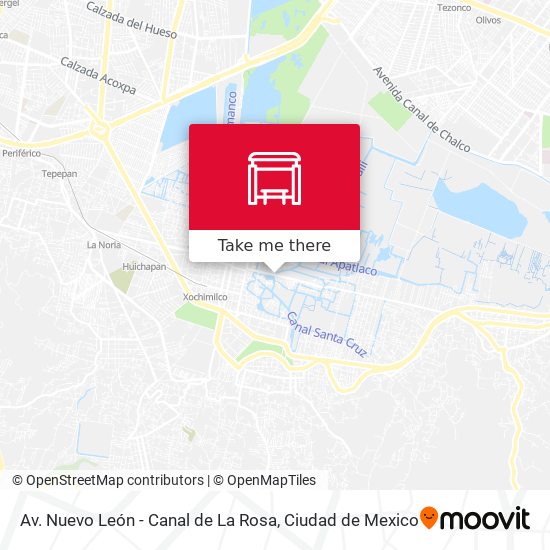 Av. Nuevo León - Canal de La Rosa map