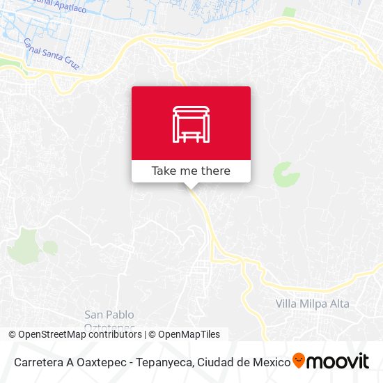 Carretera A Oaxtepec - Tepanyeca map