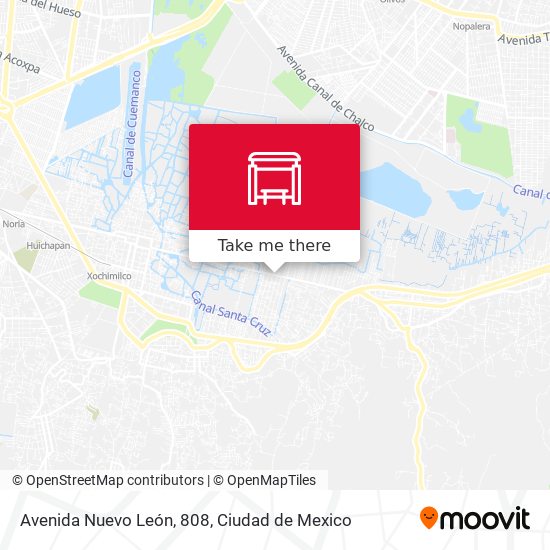 Avenida Nuevo León, 808 map