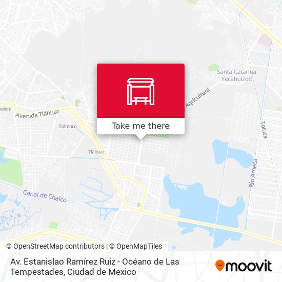 Av. Estanislao Ramírez Ruiz - Océano de Las Tempestades map