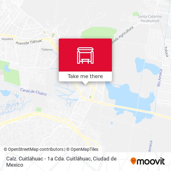 Calz. Cuitláhuac - 1a Cda. Cuitláhuac map