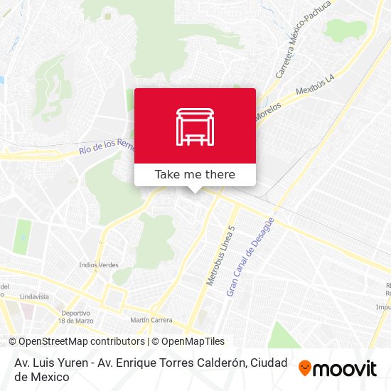 Av. Luis Yuren - Av. Enrique Torres Calderón map
