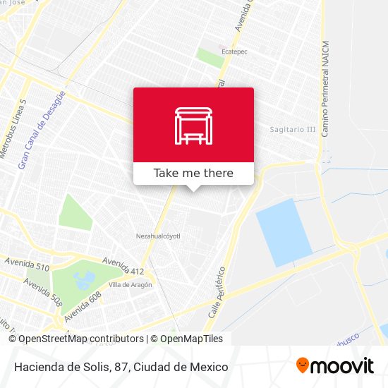 Hacienda de Solis, 87 map