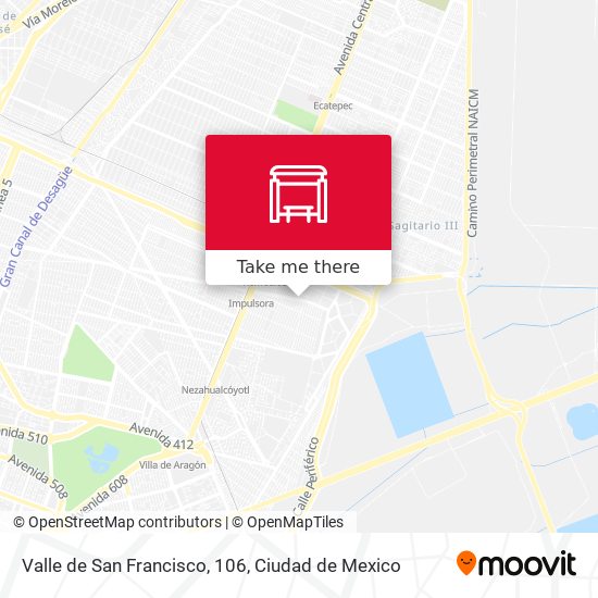 Mapa de Valle de San Francisco, 106