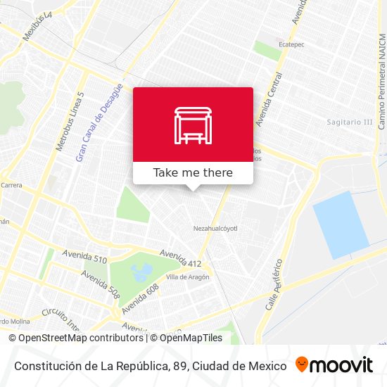 Mapa de Constitución de La República, 89