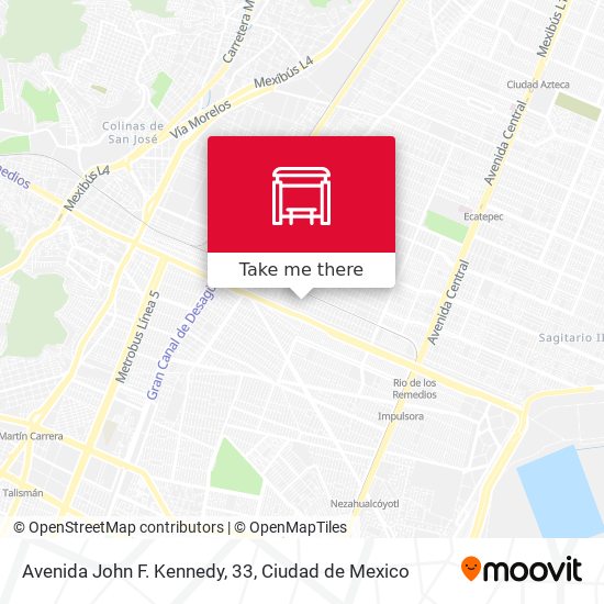 Avenida John F. Kennedy, 33 map