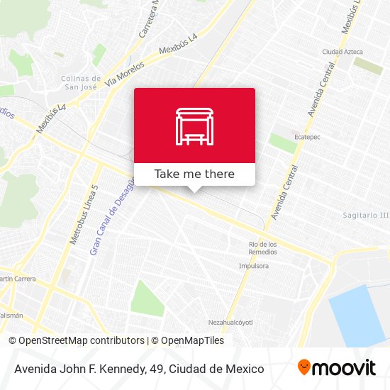 Avenida John F. Kennedy, 49 map