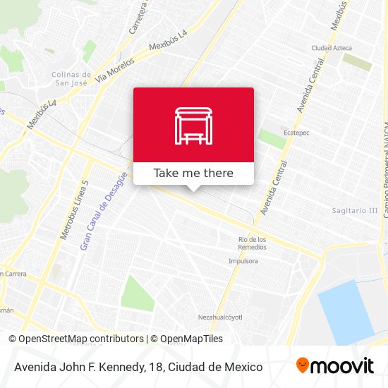 Avenida John F. Kennedy, 18 map