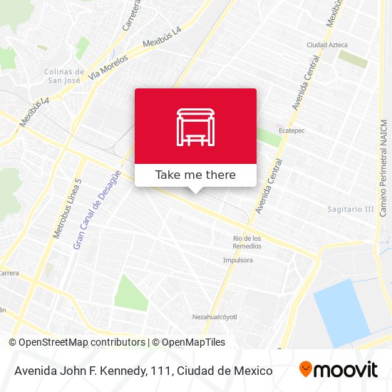 Mapa de Avenida John F. Kennedy, 111