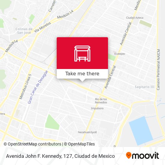 Avenida John F. Kennedy, 127 map