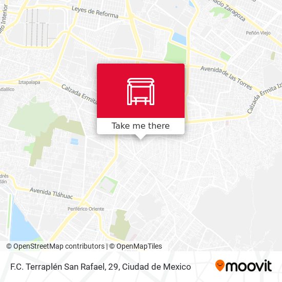 Mapa de F.C. Terraplén San Rafael, 29