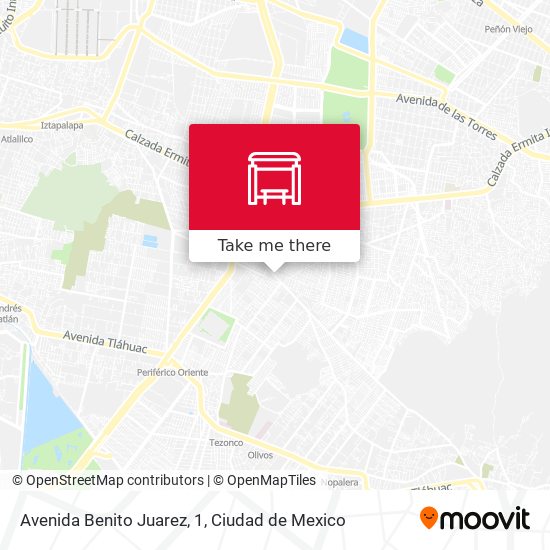 Avenida Benito Juarez, 1 map