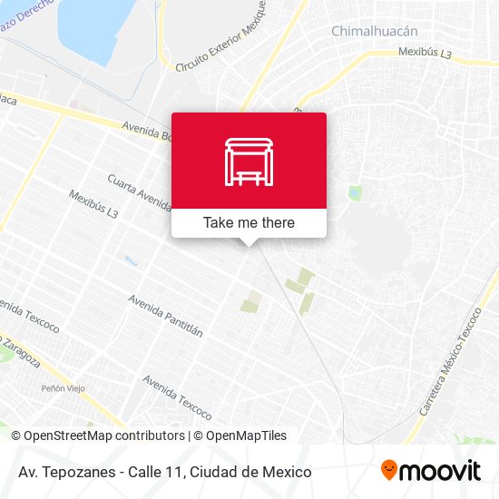 Mapa de Av. Tepozanes - Calle 11