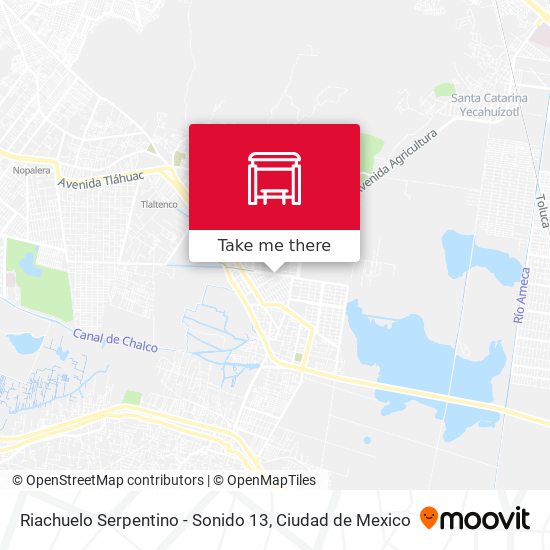 Riachuelo Serpentino - Sonido 13 map