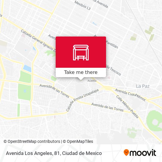 Avenida Los Angeles, 81 map