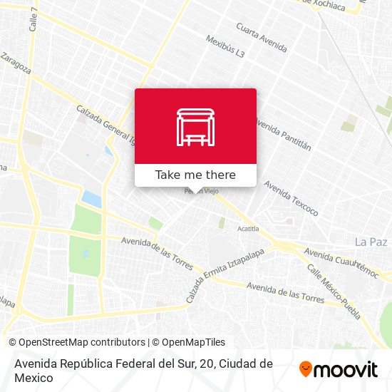 Avenida República Federal del Sur, 20 map