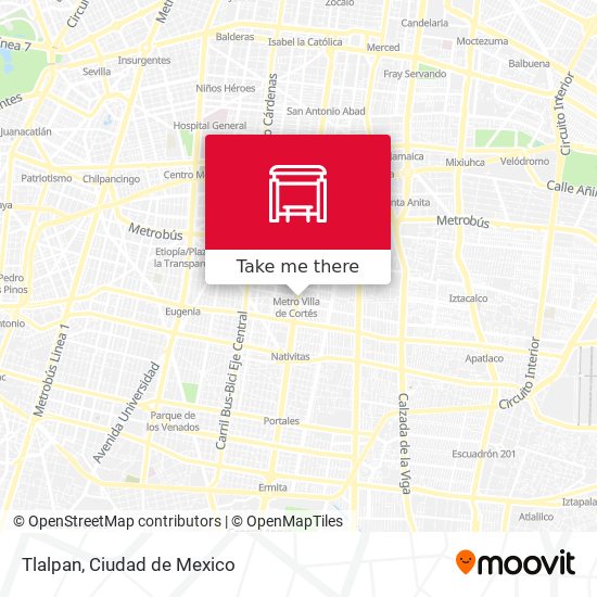 Mapa de Tlalpan