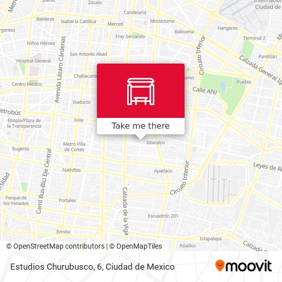 Estudios Churubusco, 6 map