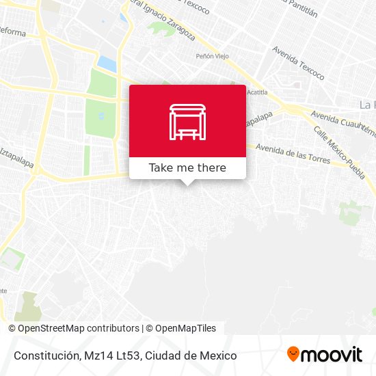 Constitución, Mz14 Lt53 map