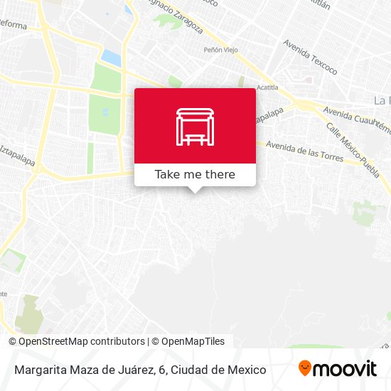 Mapa de Margarita Maza de Juárez, 6