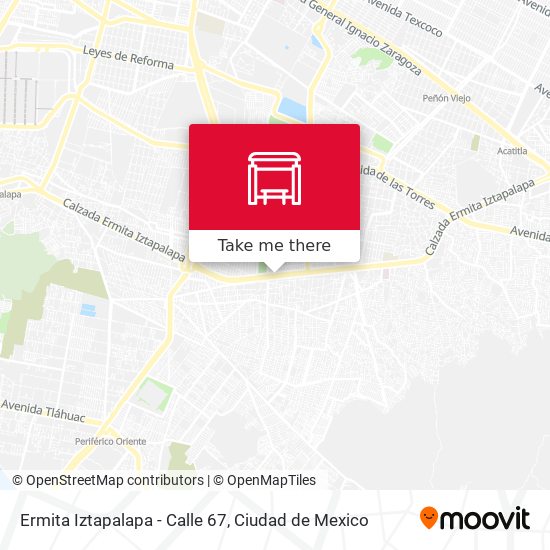 Mapa de Ermita Iztapalapa - Calle 67