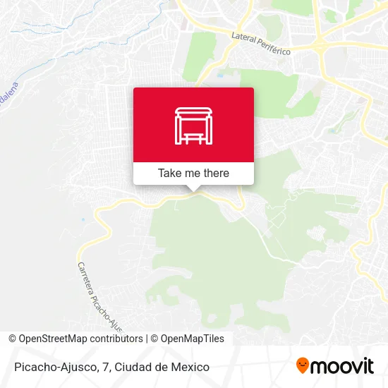 Picacho-Ajusco, 7 map