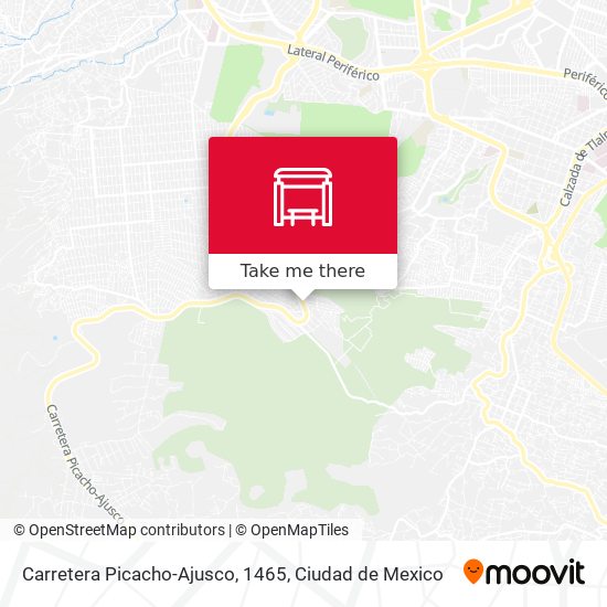 Carretera Picacho-Ajusco, 1465 map