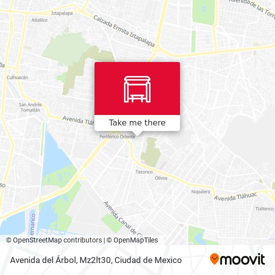 Mapa de Avenida del Árbol, Mz2lt30