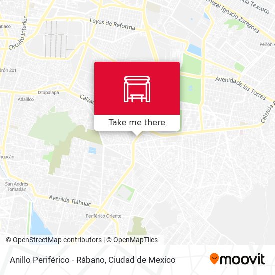 Anillo Periférico - Rábano map