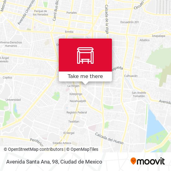 Avenida Santa Ana, 98 map