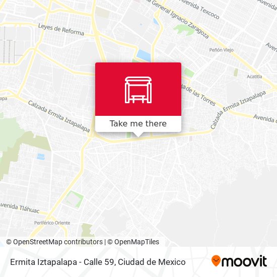 Mapa de Ermita Iztapalapa - Calle 59