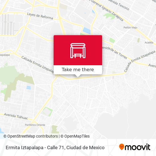 Mapa de Ermita Iztapalapa - Calle 71