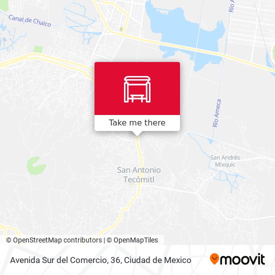 Avenida Sur del Comercio, 36 map